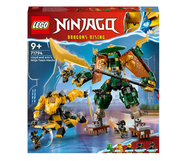 LEGO Ninjago 71794 Drużyna mechów ninja Lloyda i Arina - 1141575 - zdjęcie
